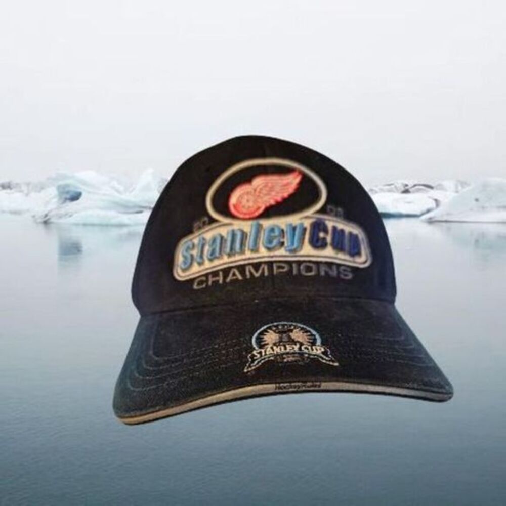 Detroit Red Wings Stanley Cup Adjustable‎ Hat Size OSFM